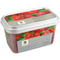 Пюре полуниці з базиліком 10% цукру ТМ Ravifruit 1 кг
